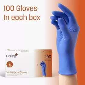 B0C9SV7T7P CARING Nitrile Exam Powder Glove Medical Cleaning #2