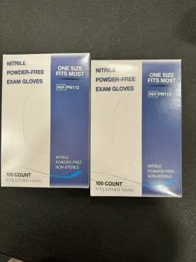193489024374 CARING INTERNATIONAL Box Nitrile Powder Exam #2