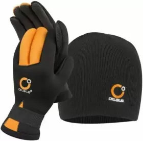 039364407576 CELSIUS Deluxe Ng Hat Glove Waterproof Wrist
