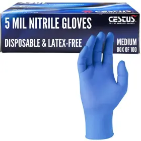 B084YZZYT5 CESTUS Mil Nitrile Gloves Latex Disposable