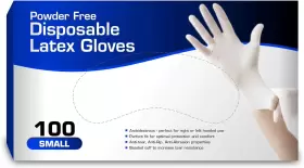 445024537584 CHEFS STAR Disposable Powder Latex Gloves