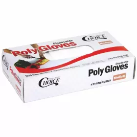 999DISPL CHOICE ORGANIC Disposable Food Service Poly Gloves