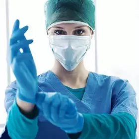 704572439779 CIRCLEWARE Powder Nitrile Disposable Exam Gloves #3