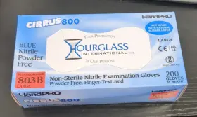 803B CIRRUS Nitrile Powder Gloves Latex