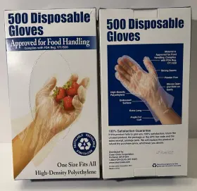 051386135008 CLEAN ONES Disposable Gloves Food Handling