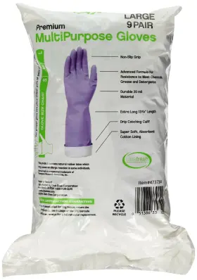 601001414744 CLEAN ONES Rubber Gloves Pack #2