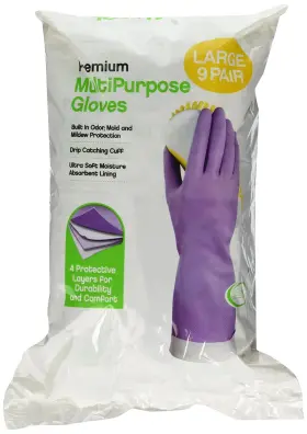 601001414744 CLEAN ONES Rubber Gloves Pack