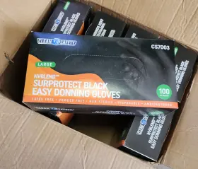 CS7003 CLEAN SAFETY Nv Blend Surprotect Donning Gloves