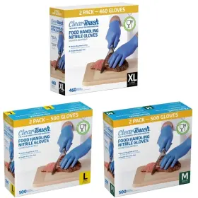 1146283 CLEAR TOUCH Food Handling Nitrile Gloves