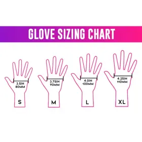 028272666946 COLORTRAK Gloves Disposable Latex Powder Glov #3