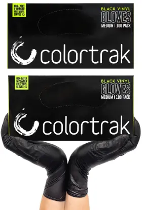 100DG-XL COLORTRAK Gloves Disposable Latex Powder Single