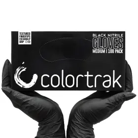 103NG-BLK-M COLORTRAK Nitrile Gloves Powder