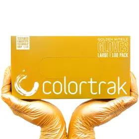 103NG-GOL-L COLORTRAK Nitrile Gloves Powderfree Latexfree