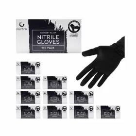 2NZ914-490 COLORTRAK Luminous Disposable Nitrile Gloves Safe