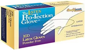 696571320571 COMFITWEAR Disposable Latex Gloves
