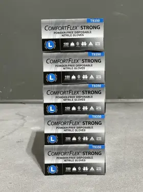 T9350 COMFORTFLEX STRONG Pack Nitrile Gloves Powder