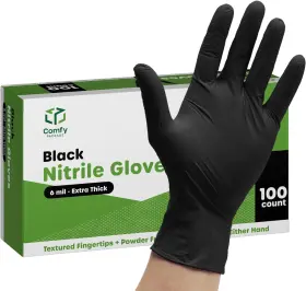313045797720 COMFY PACKAGE Nitrile Disposable Gloves Mil