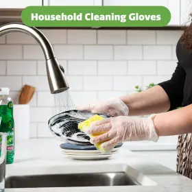 313057410457 COMFY PACKAGE Disposable Gloves Powder Latex #2