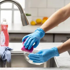 705353985799 COMFY PACKAGE Synthetic Blend Disposable Gloves #2