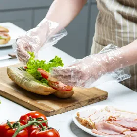 744110638127 COMFY PACKAGE Disposable Poly Gloves Cooking #2