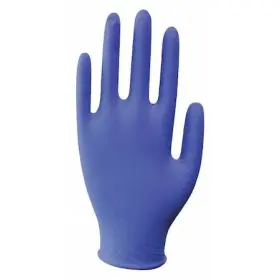 2XLZ6 CONDOR Disposable Gloves Nitrile Powder Mil Blues