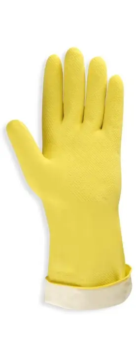 796326980651 CORDOVA Flock Latex Gloves Rolled Cuff Larg #2