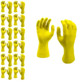 796326980651 CORDOVA Flock Latex Gloves Rolled Cuff Larg