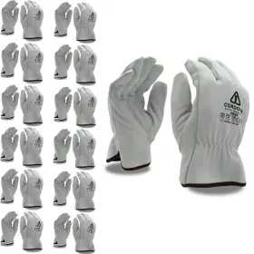 8583KXL CORDOVA Safety Grain Goatskin Driver Gloves Aramid