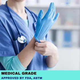 850054083371 CORE GLOVES Cuff Mil Medical Exam Nitrile Latex #2