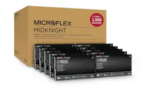 MK296 Midknight Disposable Nitrile Gloves Texture #2