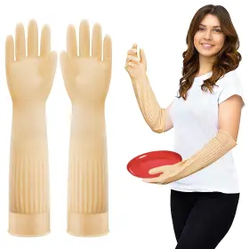CO2501 COSON HOME Rubber Dishwashing Cleaning Gloves Elbow