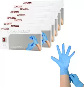 696565753231 COYACOOL Disposable Gloves Nitrile Blend Latex