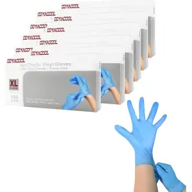 QWQ8447 COYACOOL Disposable Gloves Nitrile Blend Material