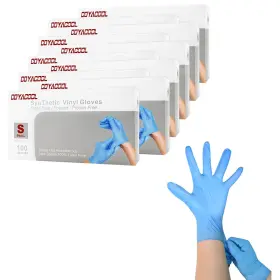 QWQ8448 COYACOOL Disposable Nitrile Blend Gloves Latex Mil