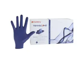 0799207604 CRANBERRY Transcend Nitrile Powder Exam Gloves #2