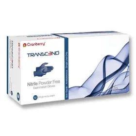 0799207604 CRANBERRY Transcend Nitrile Powder Exam Gloves
