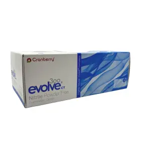 3406 CRANBERRY Evolve Powder Nitrile Exam Gloves #2