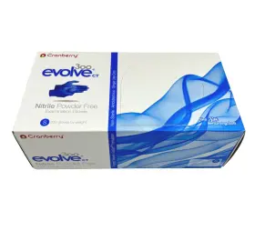 3406 CRANBERRY Evolve Powder Nitrile Exam Gloves #3