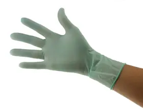 BE2835 CRANBERRY Beesure Latex Exam Gloves