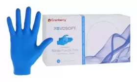 CR3276 CRANBERRY Revosoft Nitrile Exam Gloves Powder