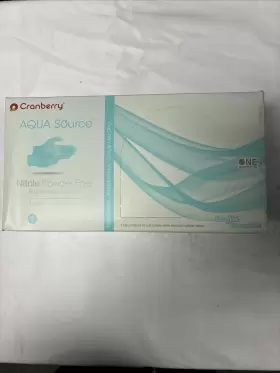 CR3445 CRANBERRY Aqua Nitrile Gloves