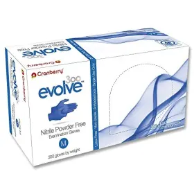 3308-300P-BLUE-L CRANBERRY USA Nitrile Powder Exam Gloves