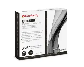 555123605058 CRANBERRY USA Carbon Dental Dam Latex Spearmint