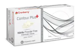 555123606451 CRANBERRY USA Contour Nitrile Exam Gloves Lano