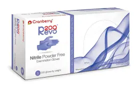 CR3206CASE CRANBERRY USA Nitrile Exam Gloves Mil