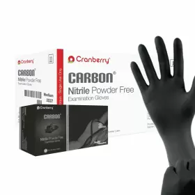 555123607304 CRANBERRY USA Carbon Nitrile Powder Exam Gloves