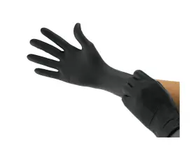 CR3268CASE CRANBERRY USA Carbon Air Nitrile Powder Exam Glove #2