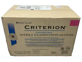 111-8533 CRITERION Henry Schein Powder Nitrile Exam Gloves