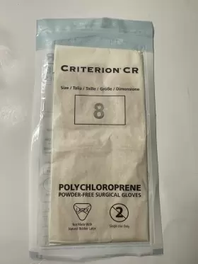 112-7088 CRITERION Latex Powder Disposable Surgical Gloves #2