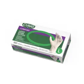 801963191626 CURAD Exam Gloves Latex